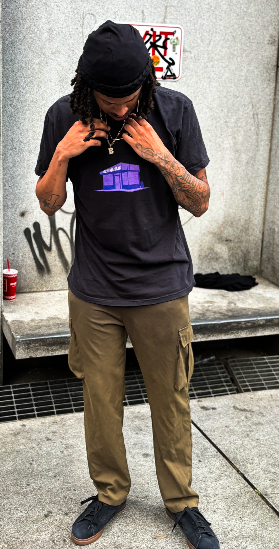 Papi Logo Tee Purple