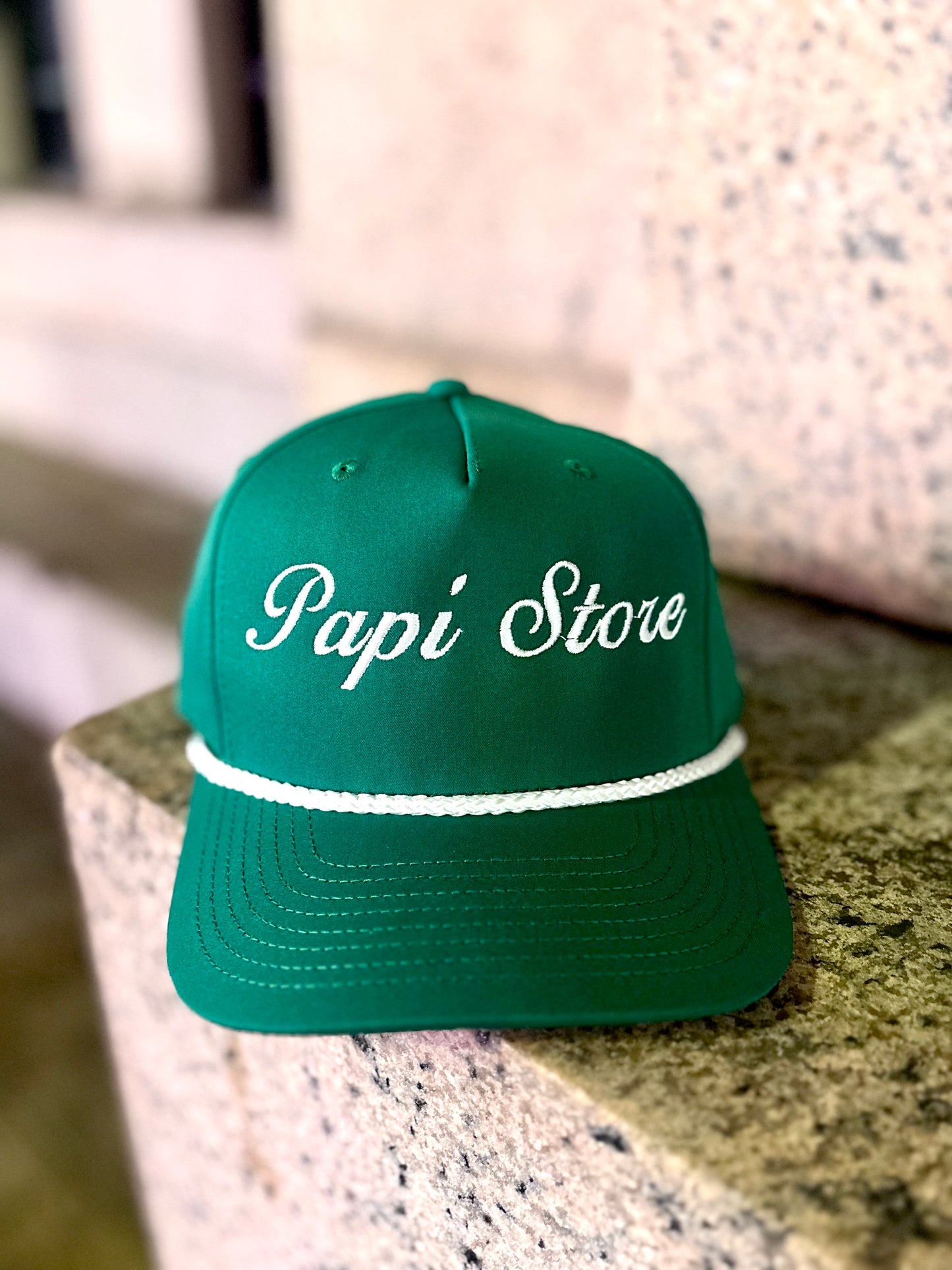 Kelly Green Rope Hat 